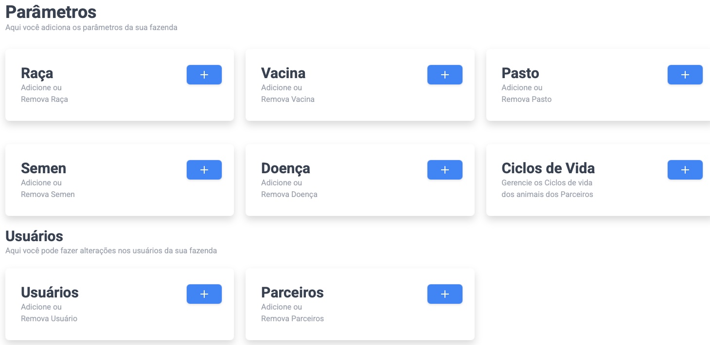 Parâmetros do Sistema