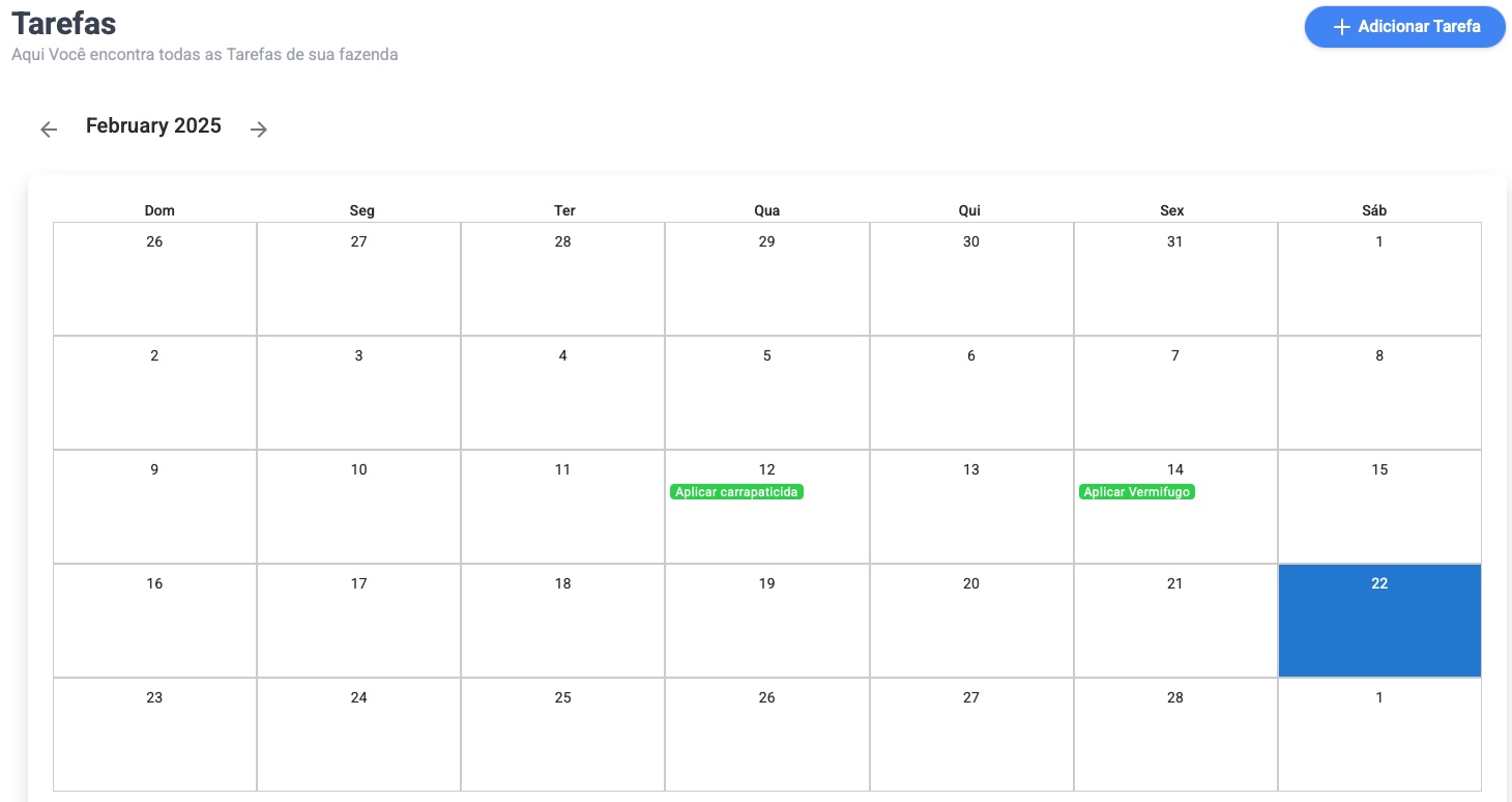 Calendário de Tarefas